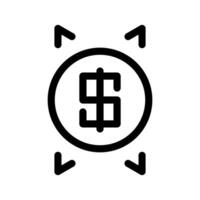 dollar icoon vector symbool ontwerp illustratie