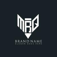 mrq abstract brief logo. mrq creatief monogram initialen brief logo concept. mrq uniek modern vlak abstract vector brief logo ontwerp.