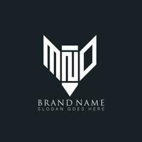 mno abstract brief logo. mno creatief monogram initialen brief logo concept. mno uniek modern vlak abstract vector brief logo ontwerp.