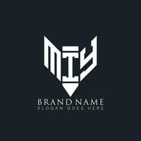 miy abstract brief logo. miy creatief monogram initialen brief logo concept. miy uniek modern vlak abstract vector brief logo ontwerp.