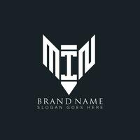 mn abstract brief logo. mn creatief monogram initialen brief logo concept. mn uniek modern vlak abstract vector brief logo ontwerp.