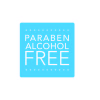 Parabenen en alcoholvrij pictogram vector