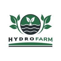 boerderij logo vector. hydrocultuur kas vector