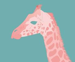 baby giraffe duotoon vector