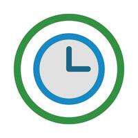time-out vector vlak icoon voor persoonlijk en reclame gebruiken.