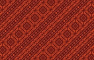 tribal bruin kleding stof ontwerp patroon vector