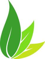 logo groen blad ecologie natuur element vector. vector