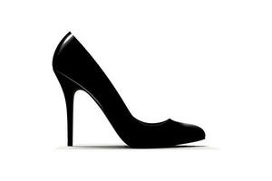elegant hoog hiel- schoen of stiletto. vector illustratie ontwerp.