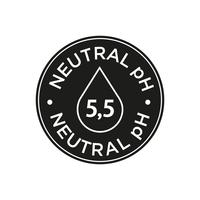 Neutraal pH-pictogram vector