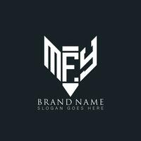 mfy abstract brief logo. mfy creatief monogram initialen brief logo concept. mfy uniek modern vlak abstract vector brief logo ontwerp.