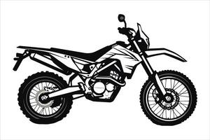 motorfiets en superbike vector afdrukken