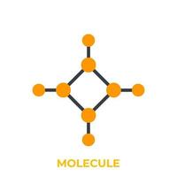 molecuul, chemische verbinding vector icon