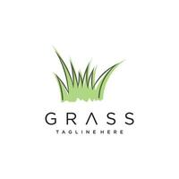 gras logo ontwerp sjabloon vector illustratie met creatief idee