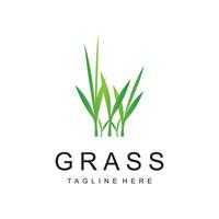 gras logo ontwerp sjabloon vector illustratie met creatief idee