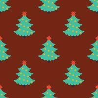 Kerstmis naadloos patroon. nieuw jaar structuur voor afdrukken, omhulsel papier, ontwerp, kleding stof, decor, geschenk. modieus modern vakantie afdrukken vector