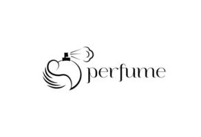 luxe parfum logo ontwerp vector