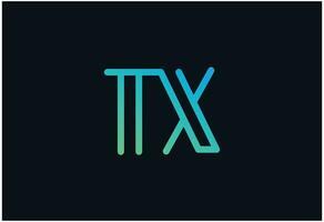 brief TX vector modern logo