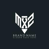 mxz abstract brief logo. mxz creatief monogram initialen brief logo concept. mxz uniek modern vlak abstract vector brief logo ontwerp.