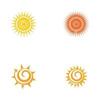 zon logo pictogram vector illustratie ontwerpsjabloon