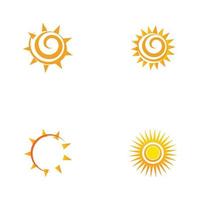 zon logo pictogram vector illustratie ontwerpsjabloon