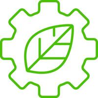 eco groen symbool lijn icoon symbool illustratie vector