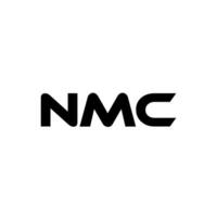 nmc brief logo ontwerp, inspiratie voor een uniek identiteit. modern elegantie en creatief ontwerp. watermerk uw succes met de opvallend deze logo. vector