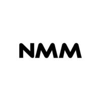 nmm brief logo ontwerp, inspiratie voor een uniek identiteit. modern elegantie en creatief ontwerp. watermerk uw succes met de opvallend deze logo. vector