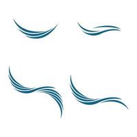 golf water logo vector