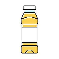 leeg sap plastic fles kleur icoon vector illustratie