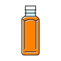 sap plastic fles kleur icoon vector illustratie