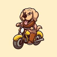 hond bevrijden tekenfilm illustratie vector