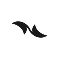 abstract n logo ontwerp vector sjabloon
