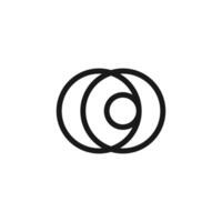 abstract brief c modern concept logo sjabloon vector