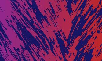 een rood en blauw abstract achtergrond met een borstel beroerte vector