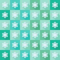 naadloos patroon met sneeuwvlokken in vlak ontwerp vector