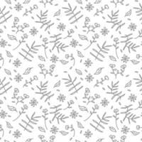 bloemen naadloos patroon achtergrond. tekening bladeren naadloos patroon. natuur naadloos patroon. kleding stof. naadloos patroon met bloemen en bladeren. vector