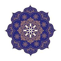 vector mooi mandala ornament ontwerp met meetkundig cirkel element gemaakt