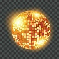 vector disco bal. club gebied, reflectie glimmend, dans vermaak