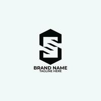 premie brief s trap huis logo vector