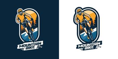 mountainbike-logo vector