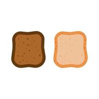 brood icoon. vectorillustratie in plat ontwerp vector