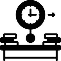 solide icoon voor verder vector