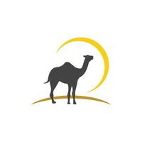 kameel pictogram vectorillustratie vector