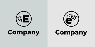 brief e visie logo vector