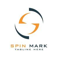 spinnen logo Mark ontwerp modern vlak gemakkelijk concept vector