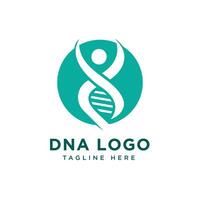 dna gezondheidszorg modern creatief logo Mark ontwerp vector