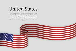 lint vlag van Verenigde staten. viering achtergrond vector