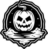 halloween - minimalistische en vlak logo - vector illustratie