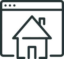 huis Startpagina icoon symbool vector afbeelding. illustratie van de huis echt landgoed grafisch eigendom ontwerp beeld