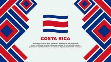 costa rica vlag abstract achtergrond ontwerp sjabloon. costa rica onafhankelijkheid dag banier behang vector illustratie. costa rica